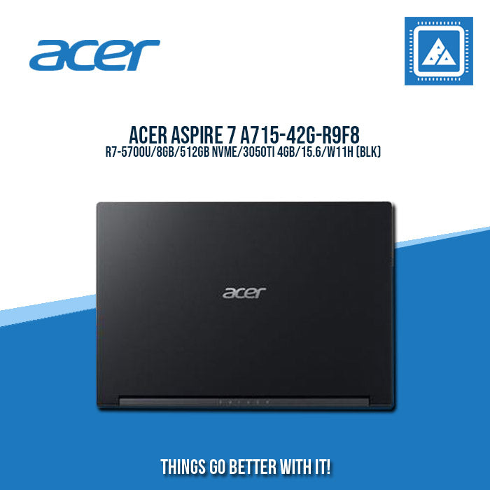 ACER ASPIRE 7 A715-42G-R9F8 R7-5700U RTX 3050TI | BEST FOR GAMING AND AUTOCAD LAPTOP ACER ASPIRE 7 A715-42G-R9F8 R7-5700U RTX 3050TI | BEST FOR GAMING AND AUTOCAD LAPTOP